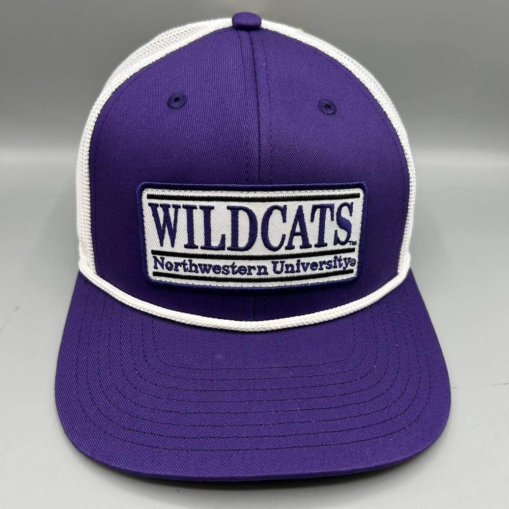 Northwestern Wildcats Trucker Hat Men Purple The Game Snap Back Cap New